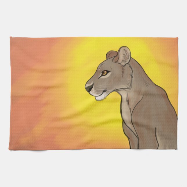 Paño De Cocina Queen Lioness (Horizontal)