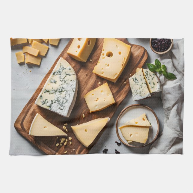 Paño De Cocina Queso variado (Horizontal)