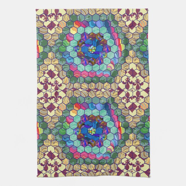 Paño De Cocina Quilt casero (Vertical)