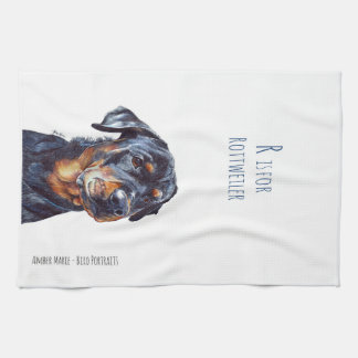 Paño De Cocina R está para Rottweiler