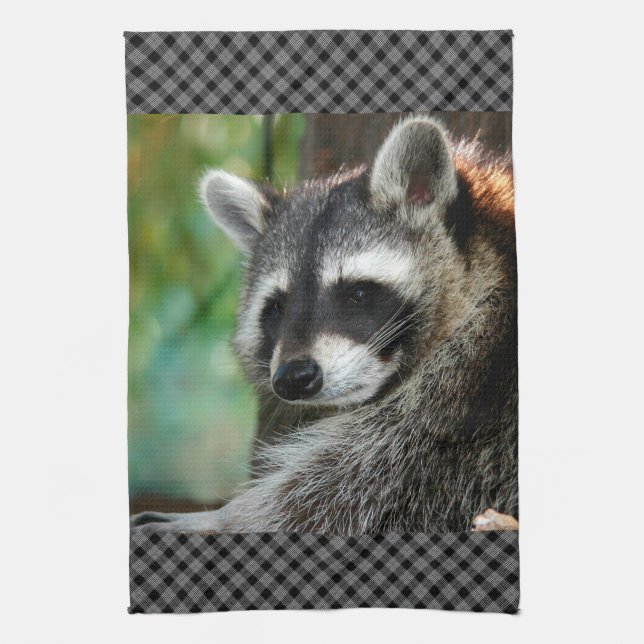 Paño De Cocina Raccoon 001 (Vertical)