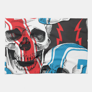Paño De Cocina Racer Skull: Rebelión sin foco.