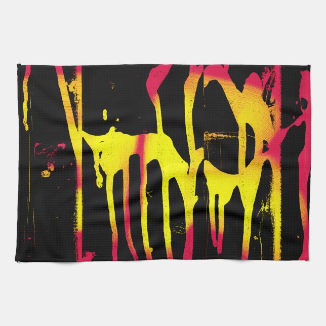 Paño De Cocina ráfagas y espumas y bacanal (Horizontal)