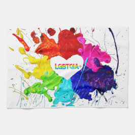 Paño De Cocina Rainbow Modern Stripe LGBT