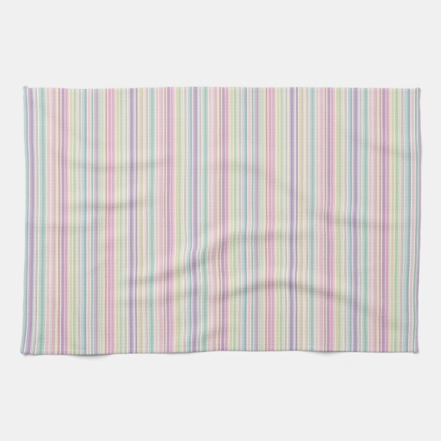 Paño De Cocina rainbow stripe background (Horizontal)