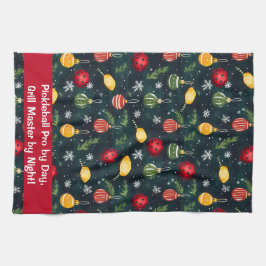 Paño De Cocina Rally Watercolor Pickleball