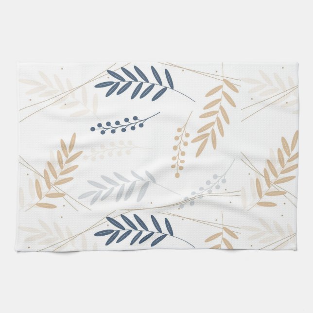 Paño De Cocina rama floral (Horizontal)