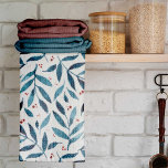 Paño De Cocina Ramas de acuarela de bonito - turquesa y roja<br><div class="desc">Dale a tu cocina algo de personalidad con estas toallas de cocina de las ramas acuáticas. Añadirá color y hará un gran acento.</div>