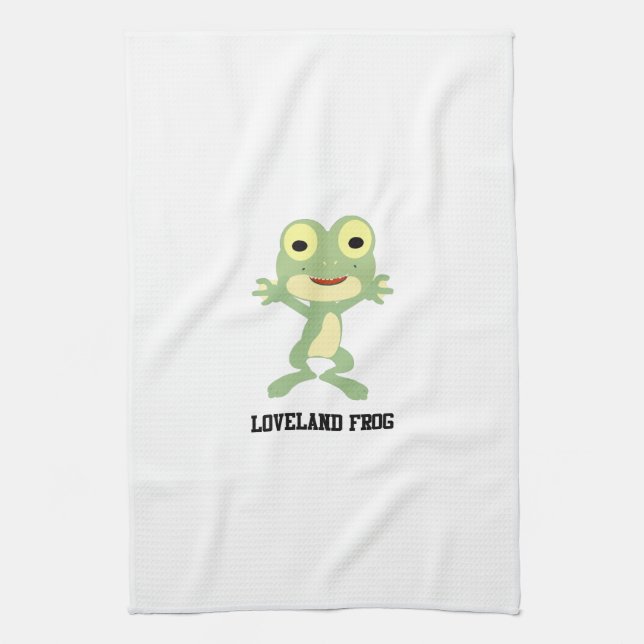 Paño De Cocina Rana Cute Loveland (Vertical)