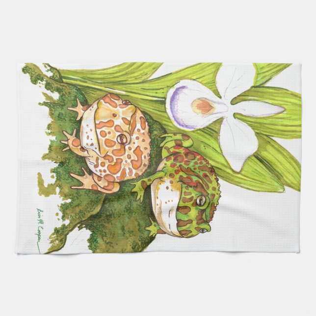Paño De Cocina Ranas Hornadas Ornadas (Horizontal)