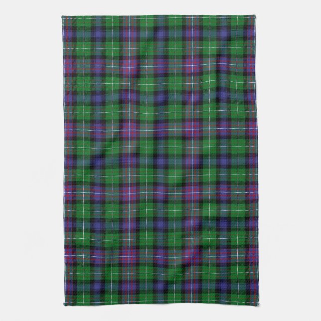 Paño De Cocina Rankine Scottish Clan Rankine Tartan Plaid (Vertical)