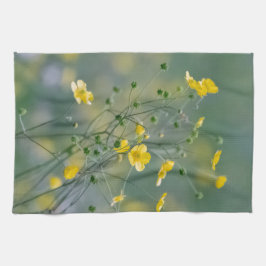 Paño De Cocina Ranúnculos amarillos