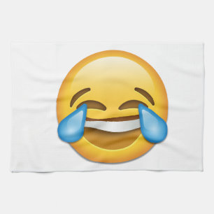 Paño De Cocina Rasgones de la emoji de la alegría divertidos