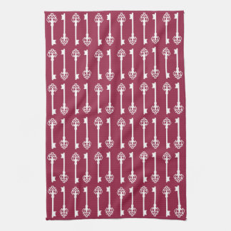 Paño De Cocina Raspberry Victorian Keys
