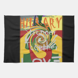 Paño De Cocina Rasta Colores Rojo Golden Green Hillary Art Imprim