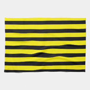 Paño De Cocina Rastreo amarillo y negro