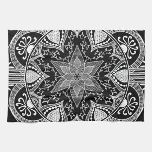 Paño De Cocina Raven Mandala