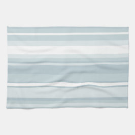 Paño De Cocina Rayas azul hielo