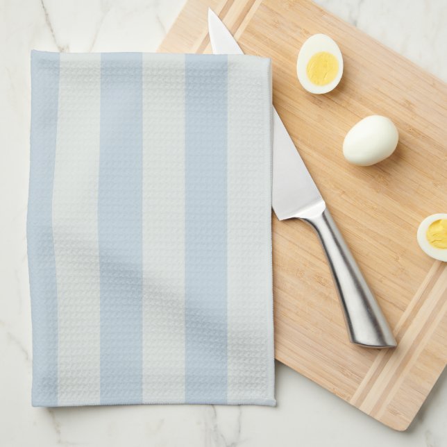 Paño De Cocina Rayas Azules Claras (Doblado Cuarto)
