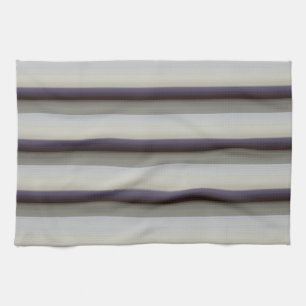 Paño De Cocina Rayas azules grises de época