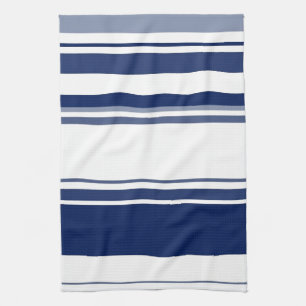 Paño De Cocina Rayas azules y blancas