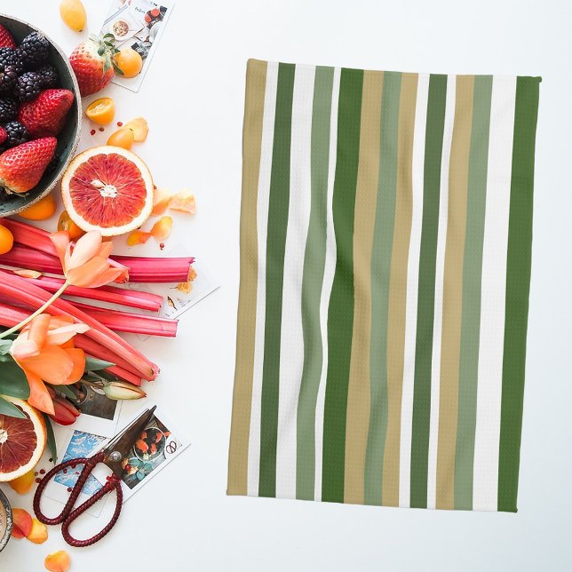 Paño De Cocina Rayas blancas amarillas verdes (Subido por el creador)