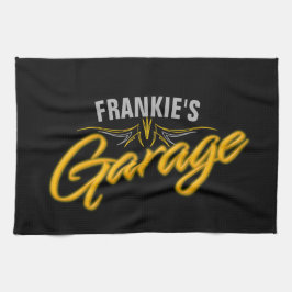 Paño De Cocina Rayas calientes de varilla de neón retro Biker Per