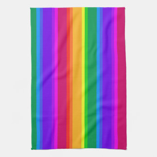 Paño De Cocina Rayas de arco iris irregulares