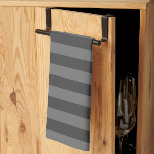 Paño De Cocina Rayas de Gris