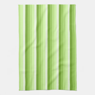 Paño De Cocina Rayas de sombra verde limón