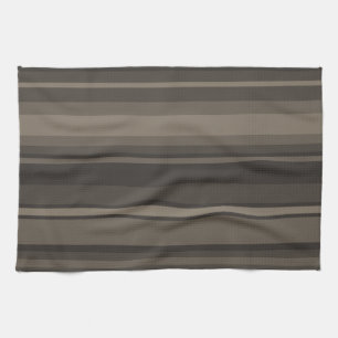 Paño De Cocina Rayas de taupe