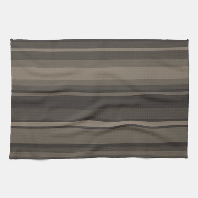 Paño De Cocina Rayas de taupe (Horizontal)