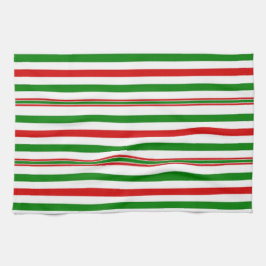 Paño De Cocina Rayas decorativas de navidades