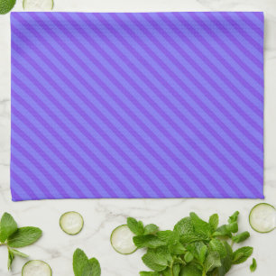Paño De Cocina Rayas diagonales violetas púrpura