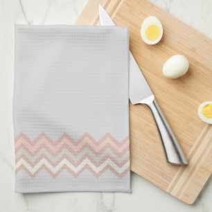 Paño De Cocina Rayas en Zigzag en Acuarela