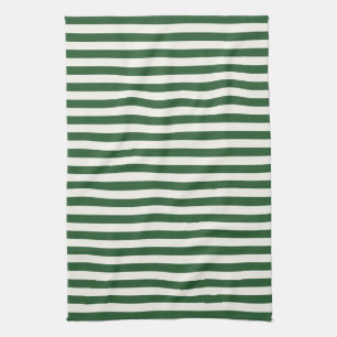 Paño De Cocina Rayas Intemporales Verde