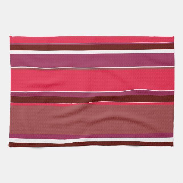 Paño De Cocina Rayas rojas (Horizontal)
