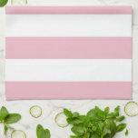 Paño De Cocina Rayas rosas, franjas blancas, patrón rayado<br><div class="desc">franjas elegantes,  elegantes y sofisticadas de color rosa y blanco. Un regalo moderno y de moda,  perfecto para los amantes de las rayas de su vida.</div>