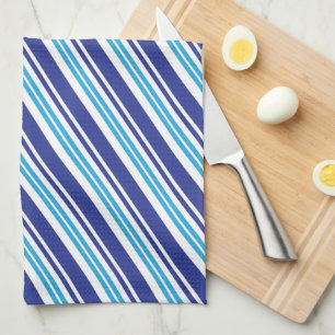 Paño De Cocina Rayo de menta azul