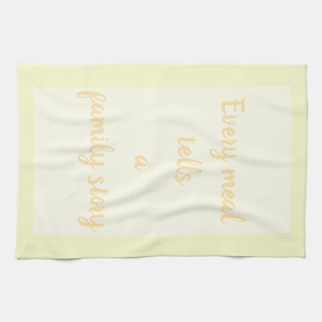 Paño De Cocina Rayo matutino suave - Blanco (Horizontal)