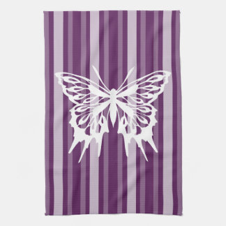 Paño De Cocina Rayo victoriano púrpura con mariposa