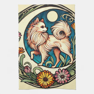 Paño De Cocina Raza de perro de Pomerania