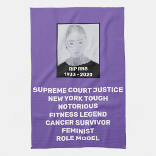 Paño De Cocina RBG Tributo NY Tough Purple