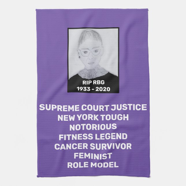 Paño De Cocina RBG Tributo NY Tough Purple (Vertical)