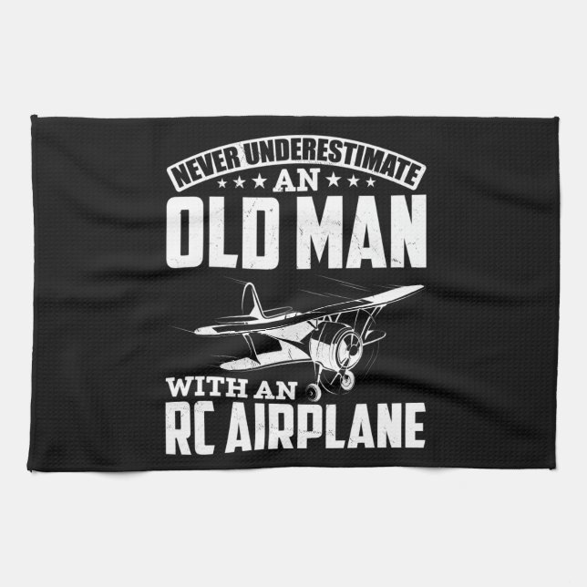 Paño De Cocina RC Aircraft Dad Funny Men RC Pilot Father (Horizontal)