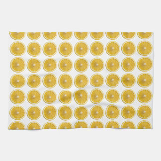 Paño De Cocina Rebanada de limón amarillo fresco patrón de cocina