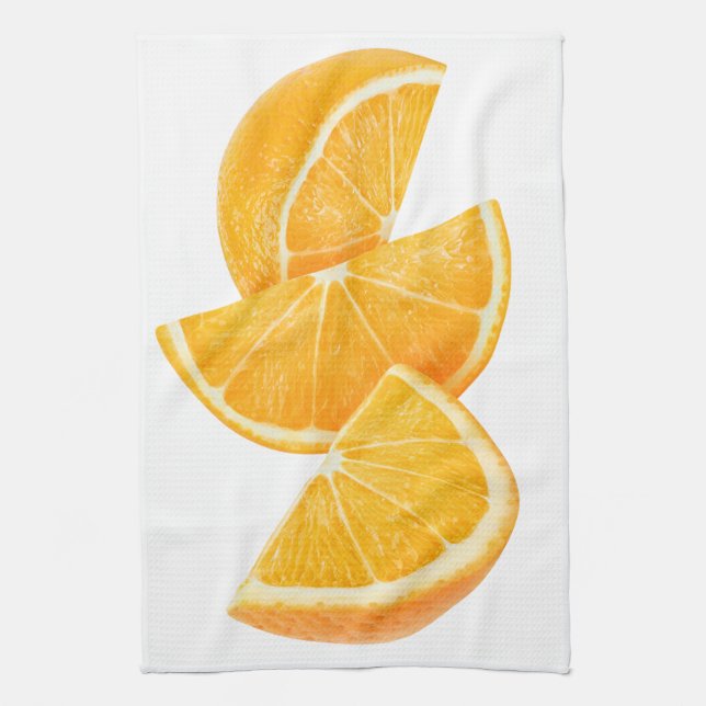 Paño De Cocina rebanadas naranjas (Vertical)