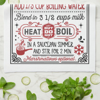 Paño De Cocina Receta casera de cacao caliente | Granja