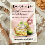 Paño De Cocina Receta clave de lápiz personalizada<br><div class="desc">Rellene su cocina con esta toalla de cocina personalizada Key Lime Pie Recipe. Con una receta clásica y refrescante de tarta de cal, esta toalla le aporta un toque tropical a su decoración de cocina. Personalizar con tu nombre o un mensaje especial, haciéndolo un regalo delicioso para los amantes de...</div>