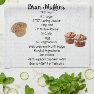 Paño De Cocina Receta de Bran Muffin